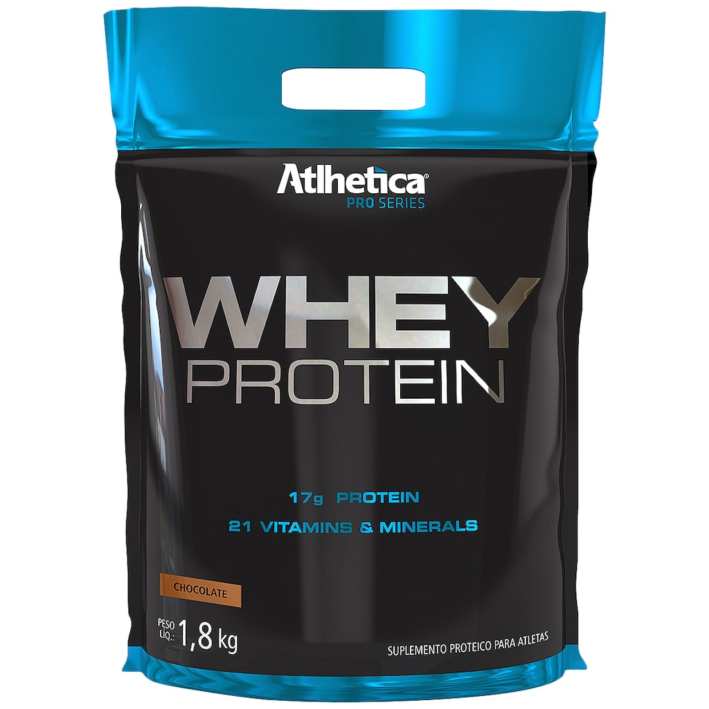 Whey Protein Athletica Pro Series - Chocolate - 1,8 Kg - Foto 1