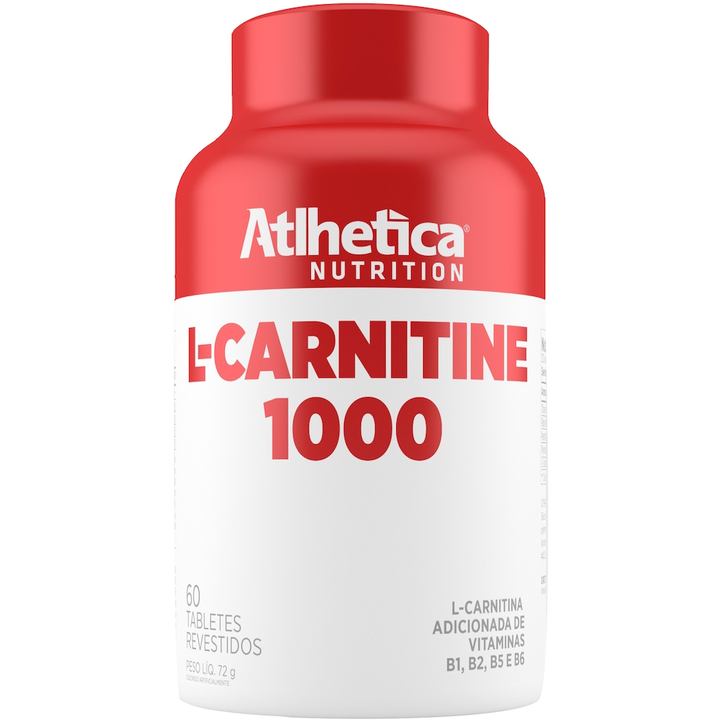 L-Carnitine 1000 Atlhetica - 60 Tabletes - Foto 1
