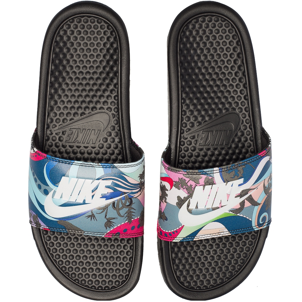 Chinelo Nike Benassi JDI Print - Slide - Feminino - Foto 1