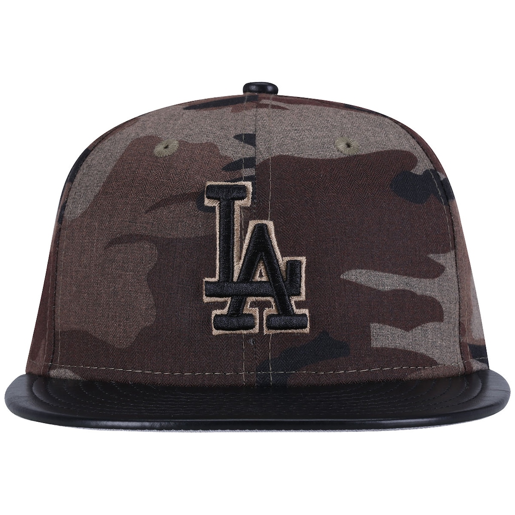 Boné Aba Reta New Era Los Angeles Dodgers - Fechado - Adulto - Foto 1
