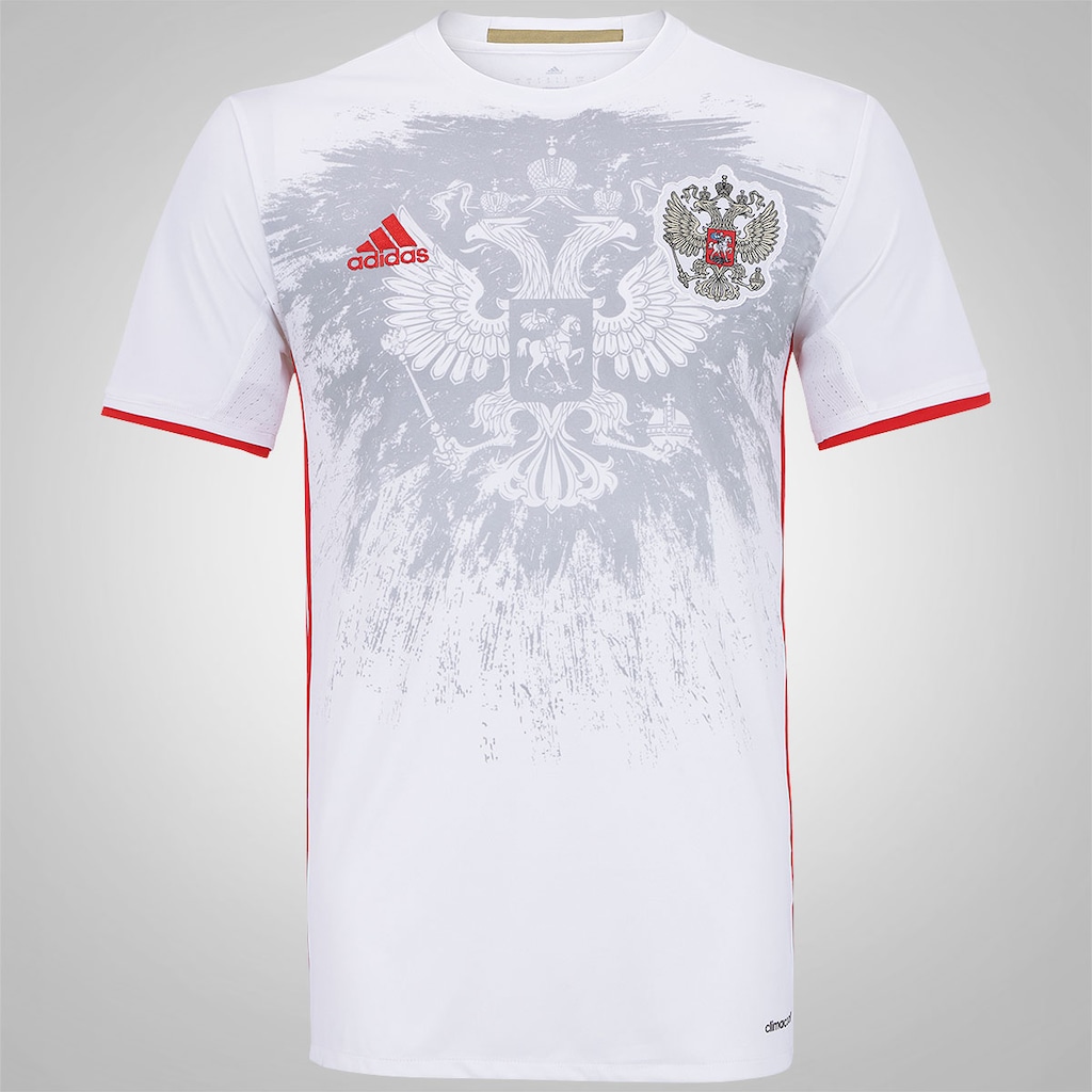 Camisa Rússia II adidas - Masculina - Foto 1