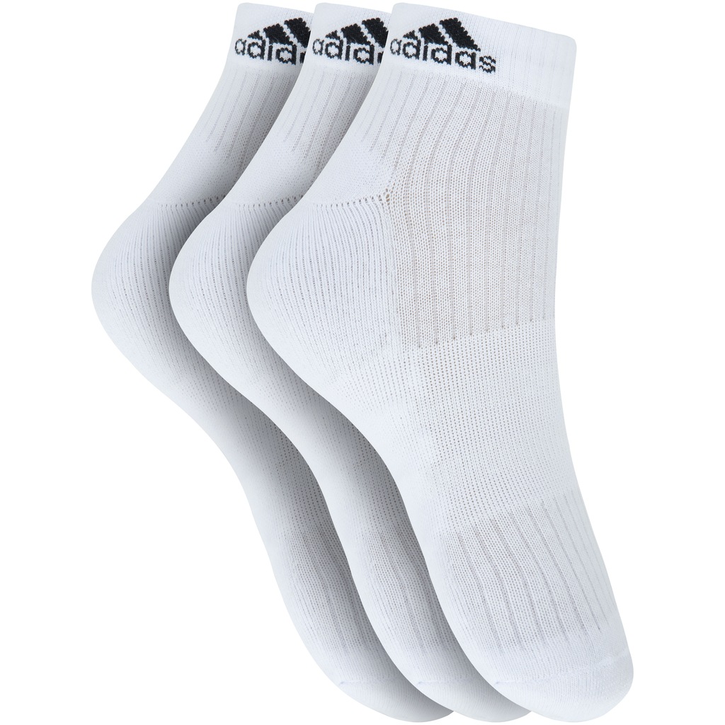 Kit de Meia adidas Ankle MID Cushion 3S com 3 Pares - Adulto - Foto 1