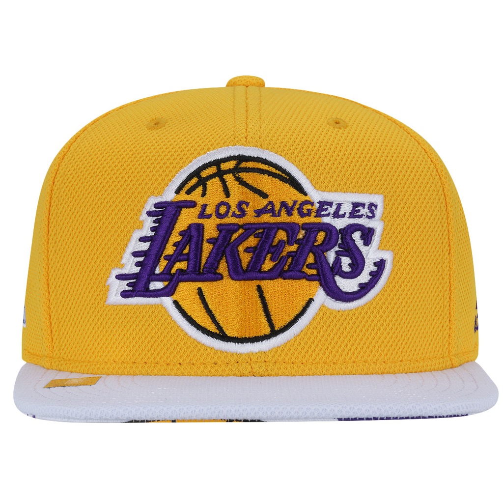 Boné Aba Reta adidas Los Angeles Lakers NBA Flat - Snapback - Adulto - Foto 1