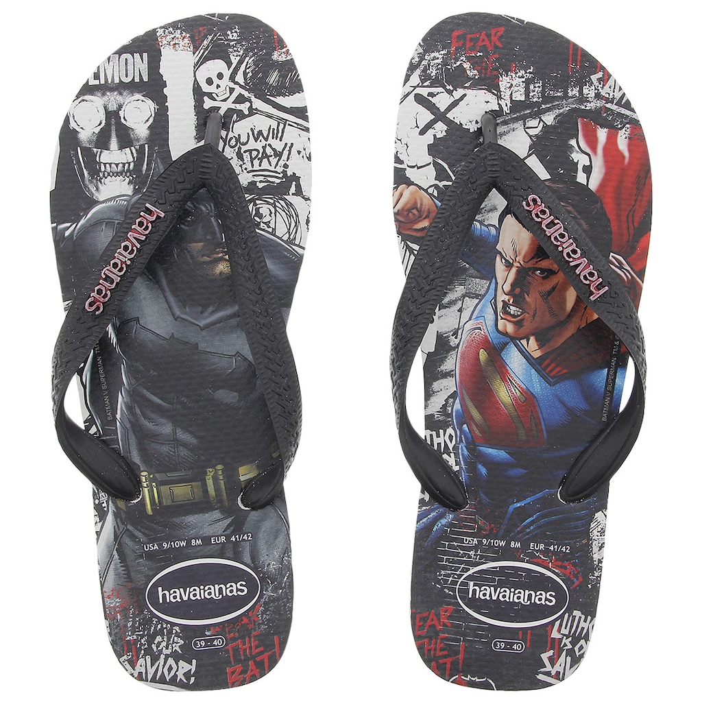 Chinelo Havaianas Batman Vs. Superman - Masculino - Foto 1