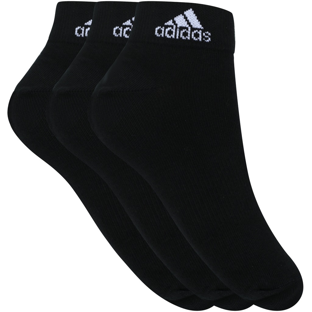 Kit de Meias adidas Ankle MID Thin com 3 Pares - Adulto - Foto 1