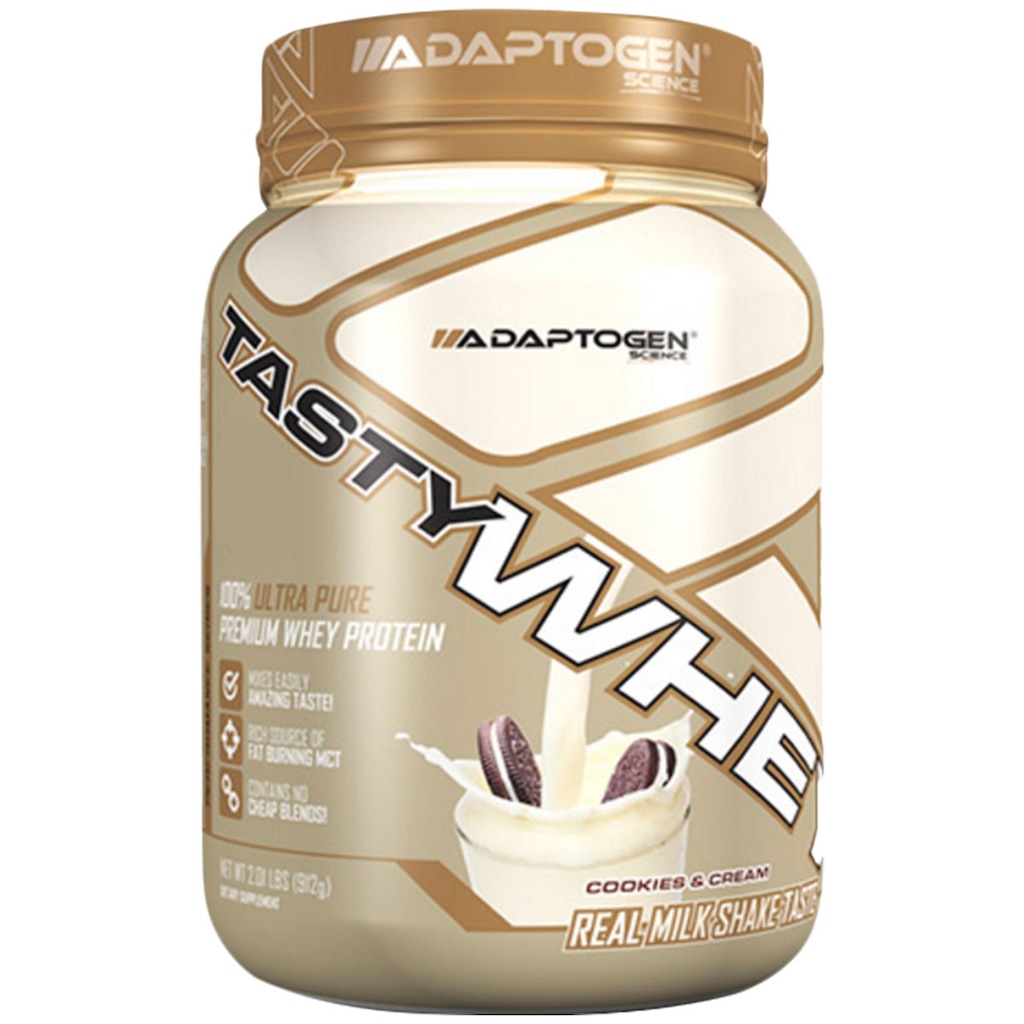 Whey Protein Adaptogen Science Tasty Whey - Cookies e Creme - 912g - Foto 1