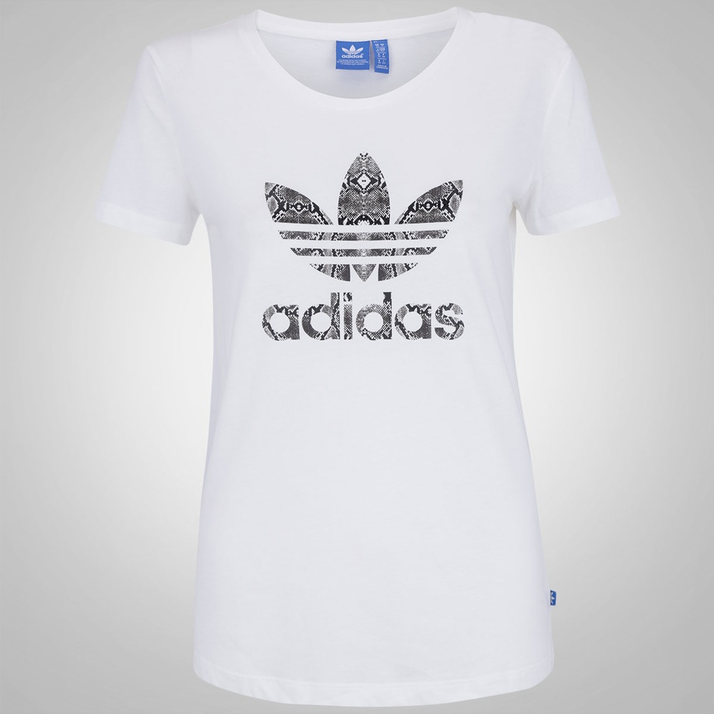 Camiseta adidas Originals Trefoil - Feminina - Foto 1