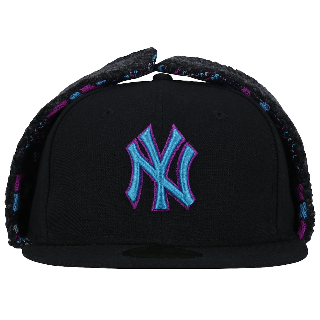 Boné Aba Reta New Era 59FIFTY New York Yankees MLB Dog Ear - Fechado - Adulto - Foto 1