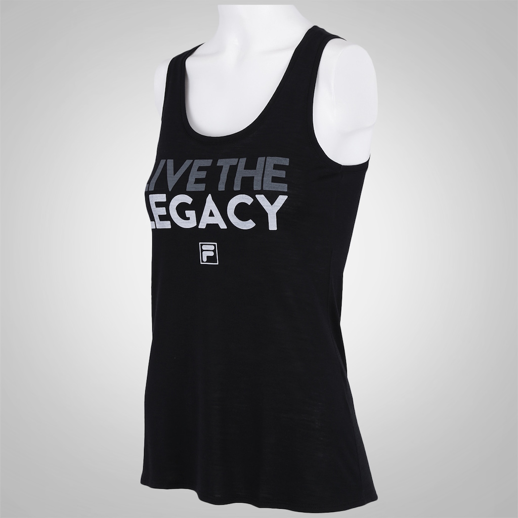 Camiseta Regata Fila Effect - Feminina - Foto 3