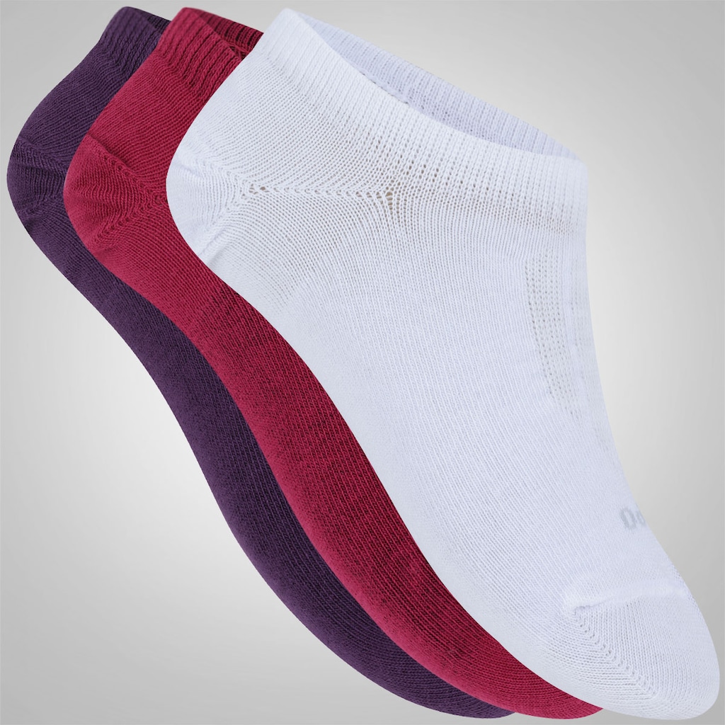 Kit de Meias Sapatilha Lupo com 3 Pares - Feminino - Foto 1