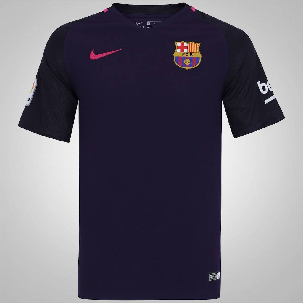 Camisa Barcelona II 16/17 Nike - Masculina - Foto 1