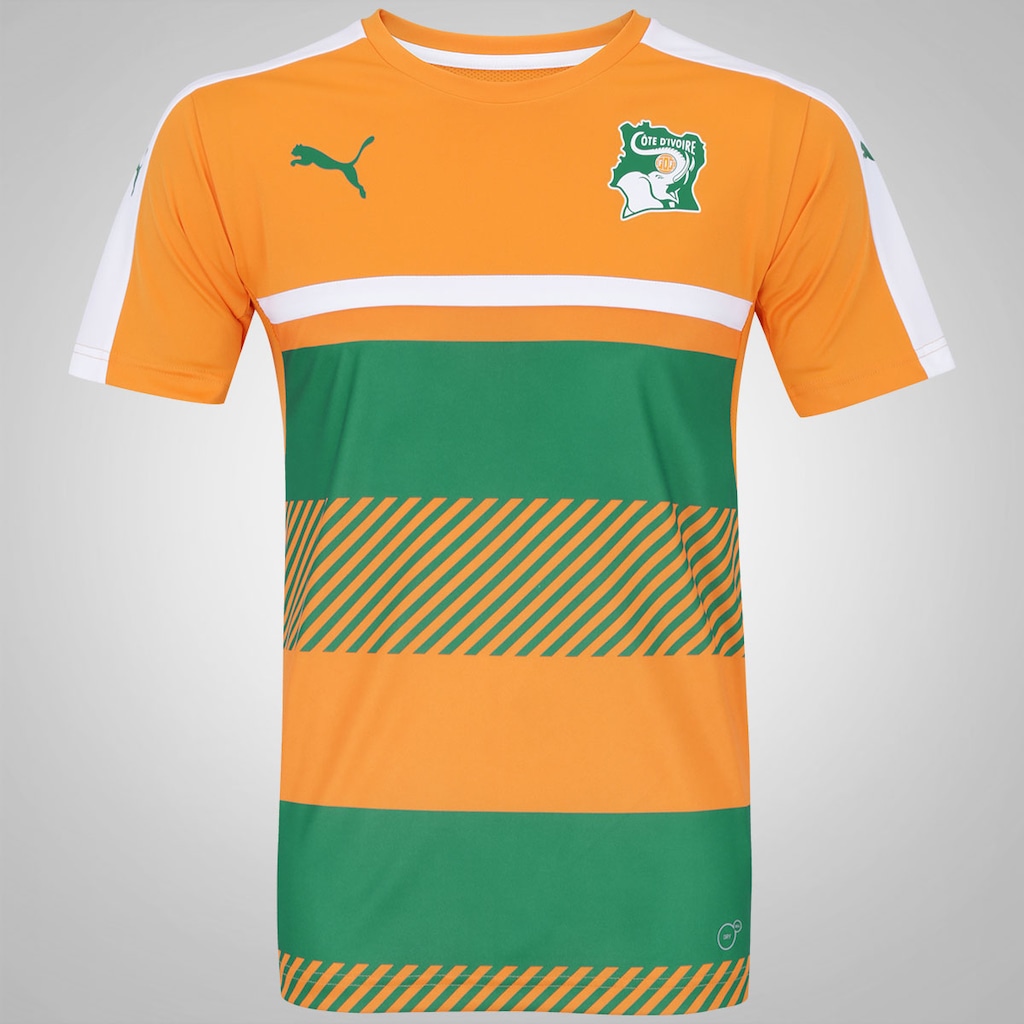 Camisa de Treino Costa do Marfim 2016 Puma - Masculina - Foto 1