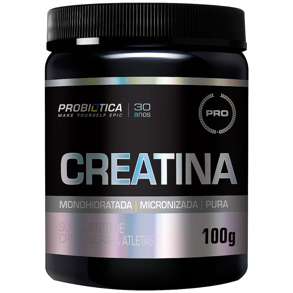 Creatina Probiótica Monohidratada MIcronizada Pura - 100g - Foto 1