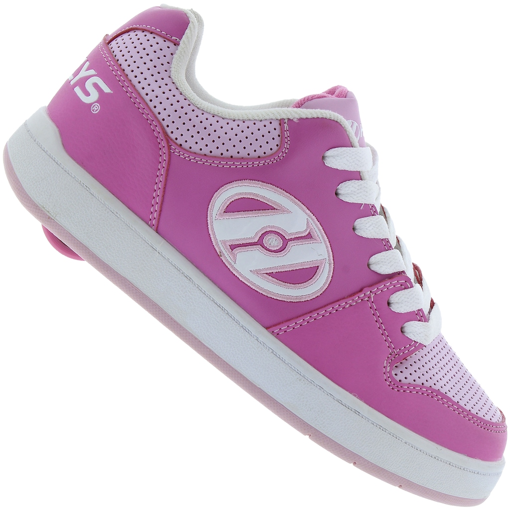 Tênis de Rodinha Heelys Skate Cement Feminino - Infantil - Foto 1