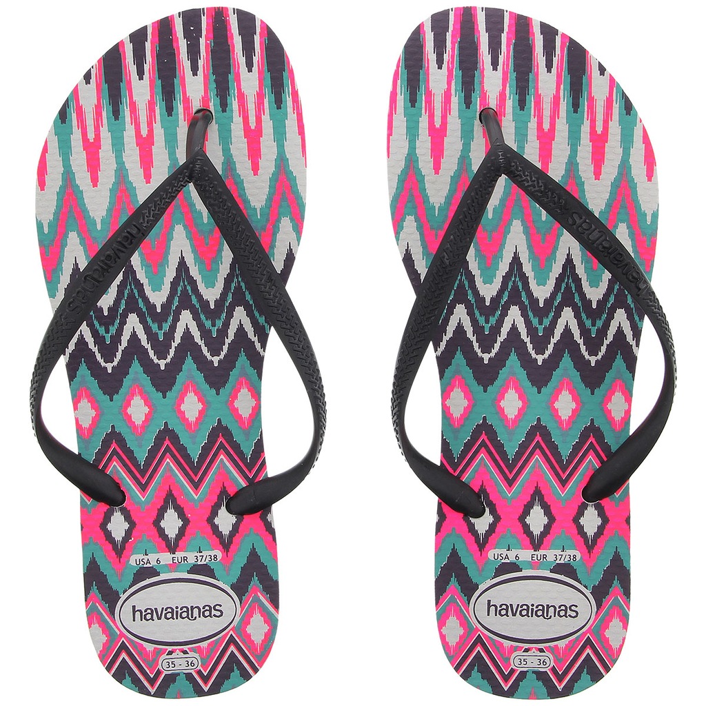 Chinelo Havaianas Slim Tribal 17 - Feminino - Foto 1