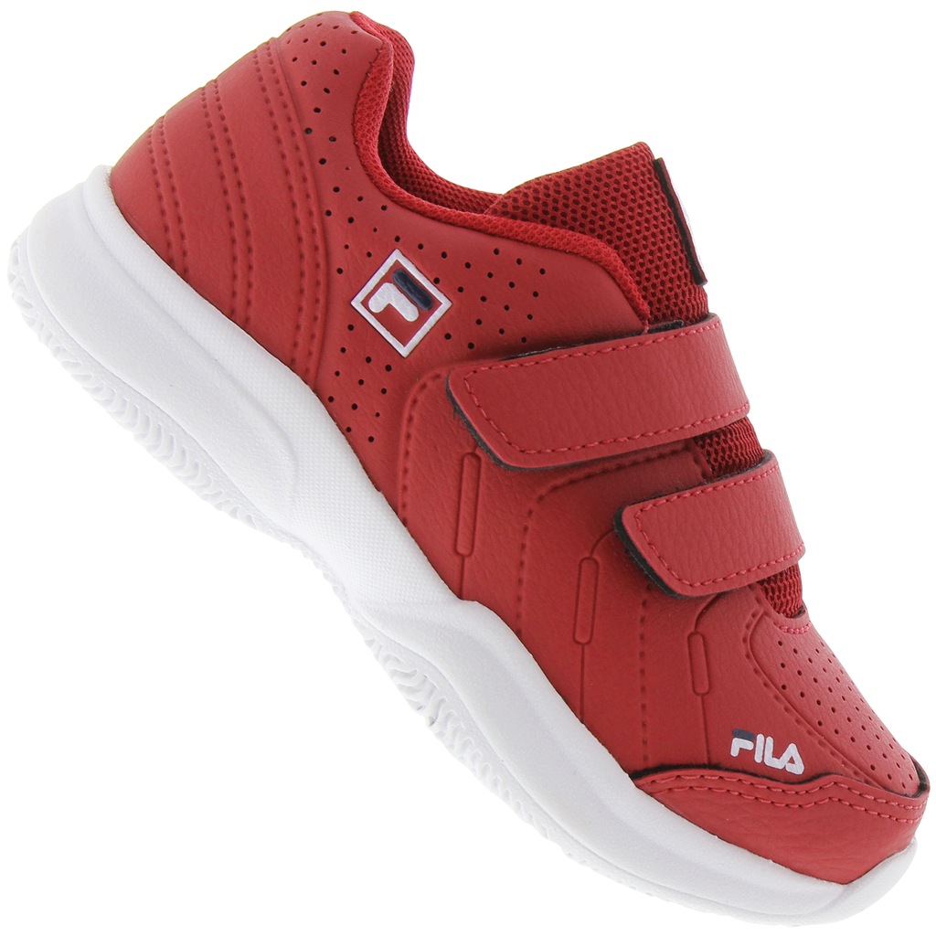 Tênis Fila Lugano 5.0 Velcro BB Feminino - Infantil - Foto 1