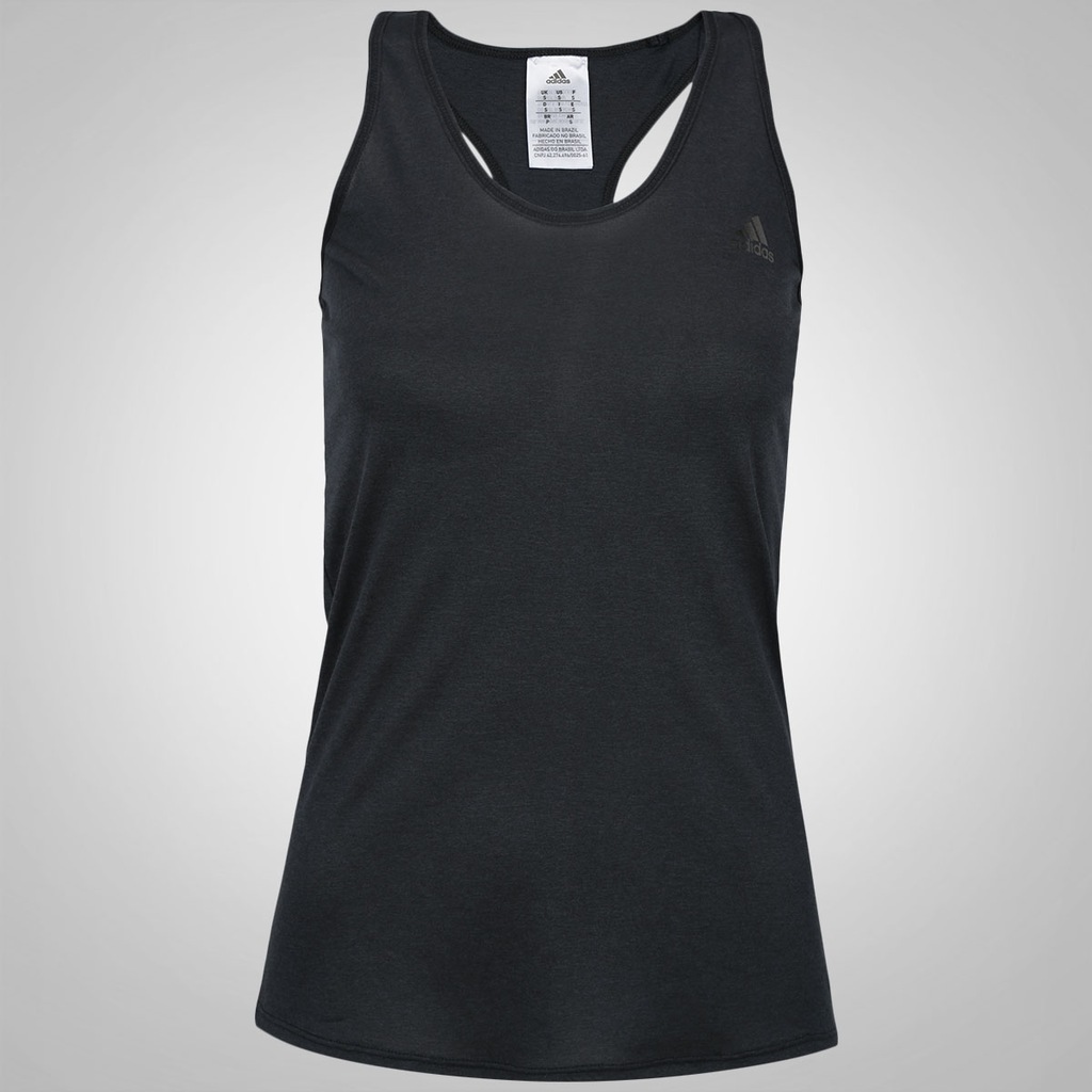 Camiseta Regata adidas Ess MF EGB - Feminina - Foto 1