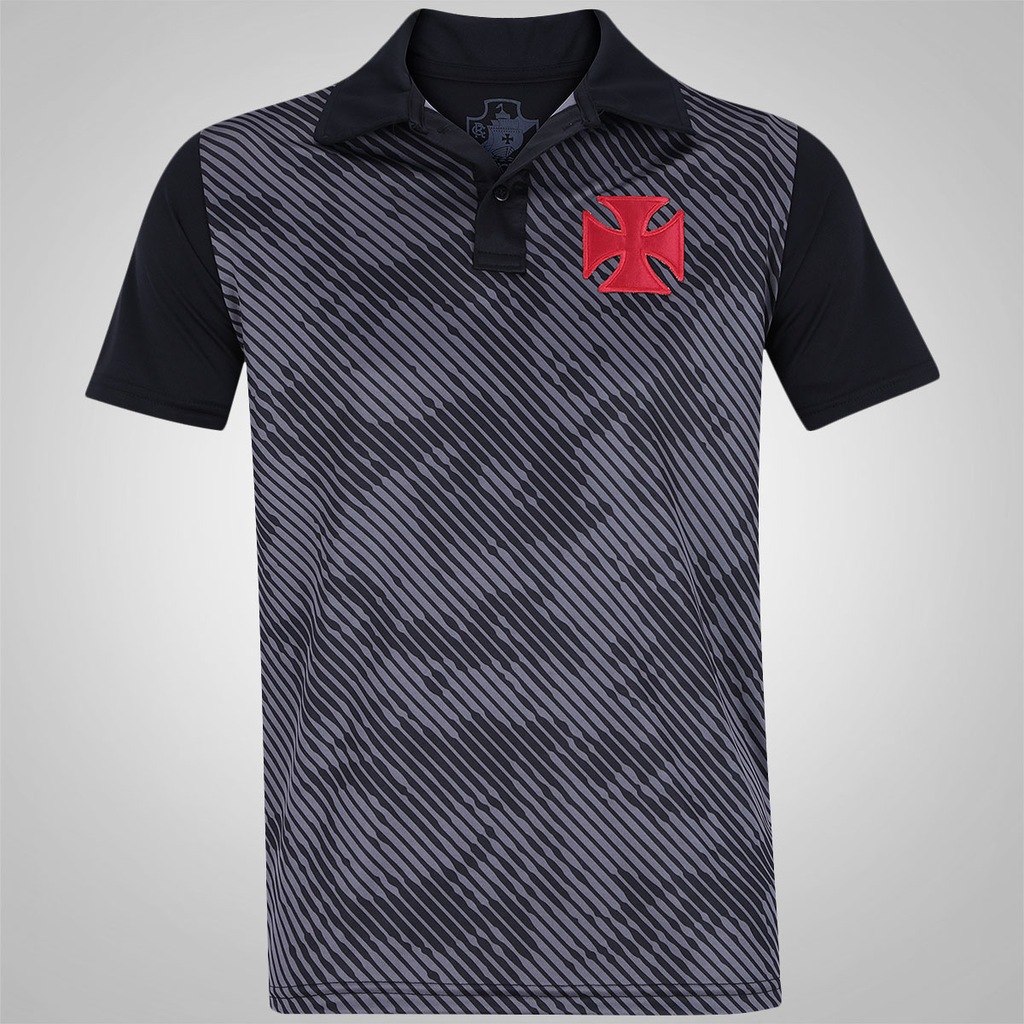 Camisa Polo do Vasco da Gama Camuflada - Masculina - Foto 1