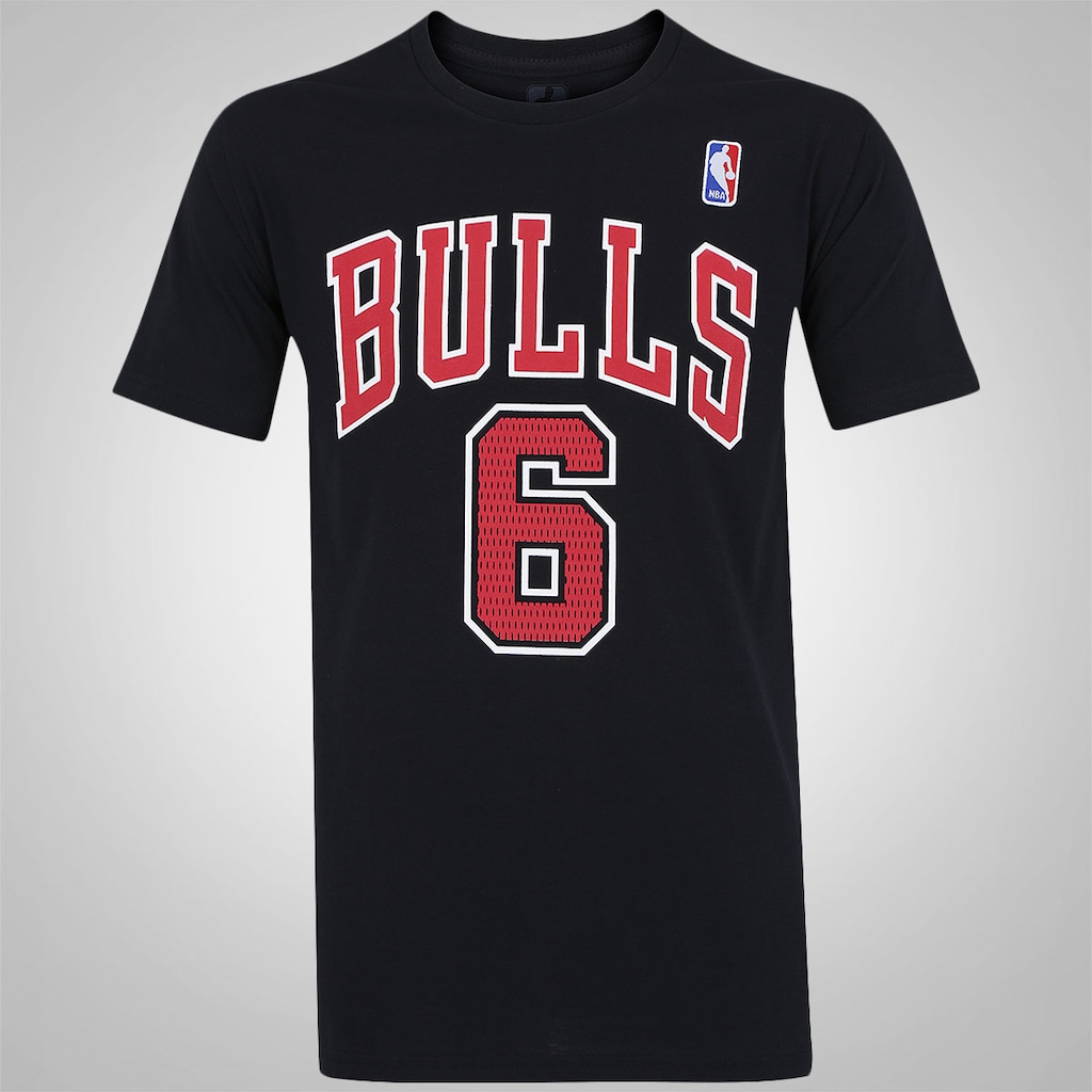 Camiseta NBA Chicago Bulls Felício 6 - Masculina - Foto 1