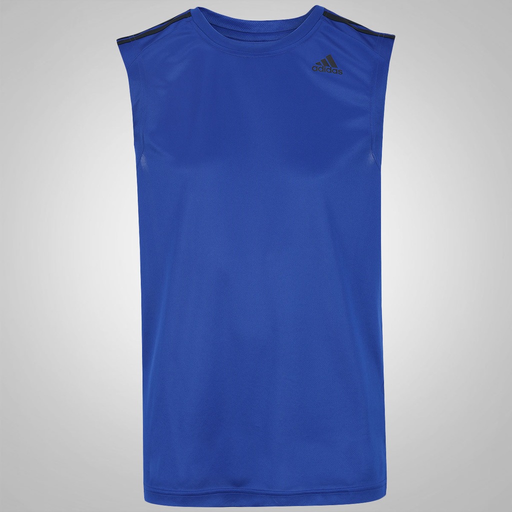 Camiseta Regata adidas D2M 3S - Masculina - Foto 1