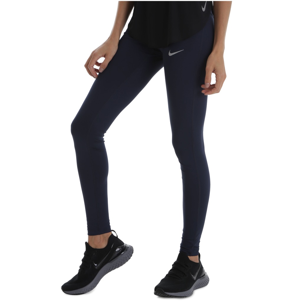 Calça Legging Nike Power Essential Run Tight - Feminina - Foto 1