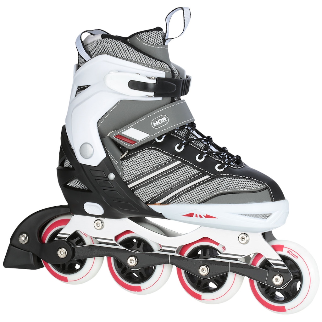 Patins Mor Profissional - In Line - Fitness - Ajustável - Adulto - Foto 1