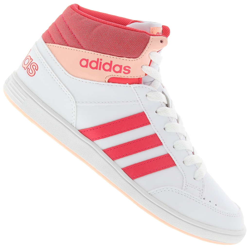 Tênis Cano Alto adidas Neo Hoops Mid Feminino - Infantil - Foto 1