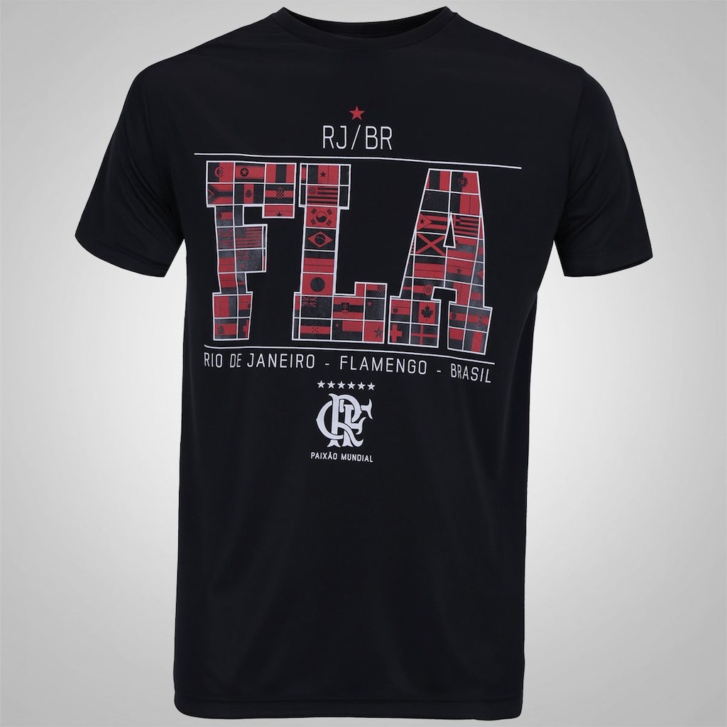Camiseta do Flamengo Bandeira - Masculina - Foto 1