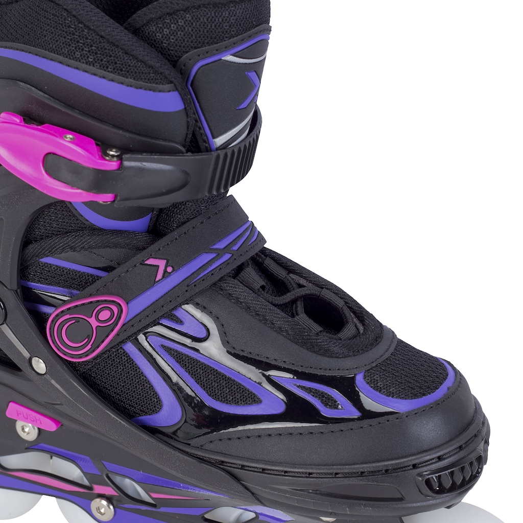Patins Oxer Light - In Line - Fitness - ABEC 7 - Ajustável - Foto 4