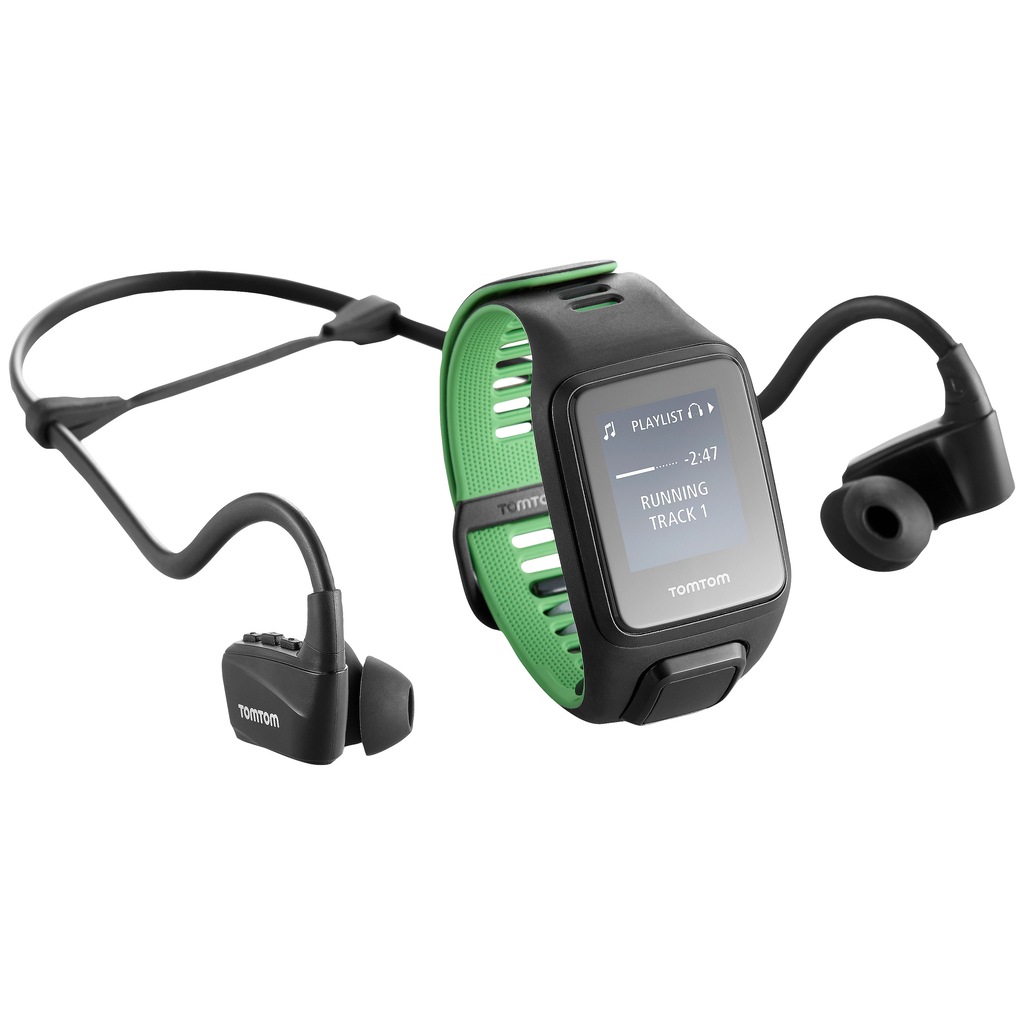 Monitor Cardíaco com GPS e Fone de Ouvido Tomtom Runner 3 Music - Foto 1