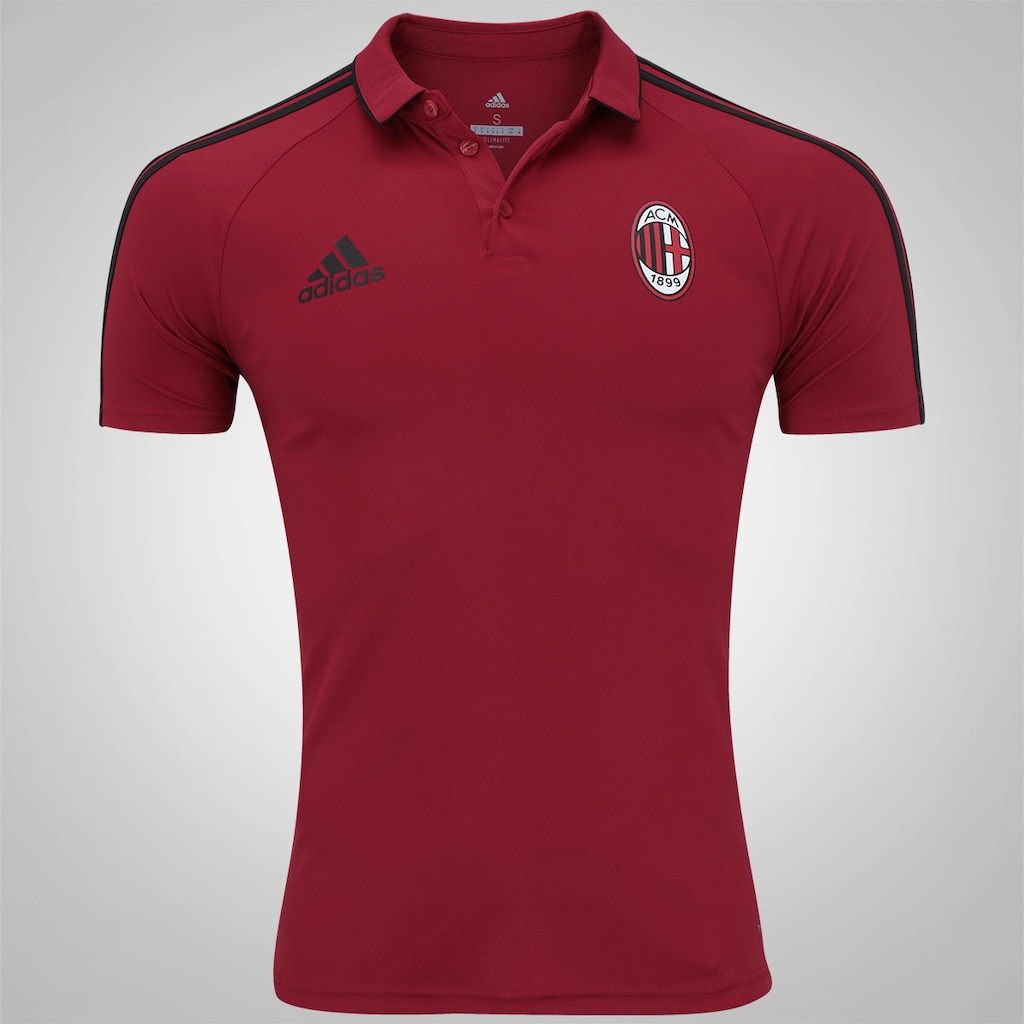Camisa Polo Milan Viagem 17/18 adidas - Masculina - Foto 1
