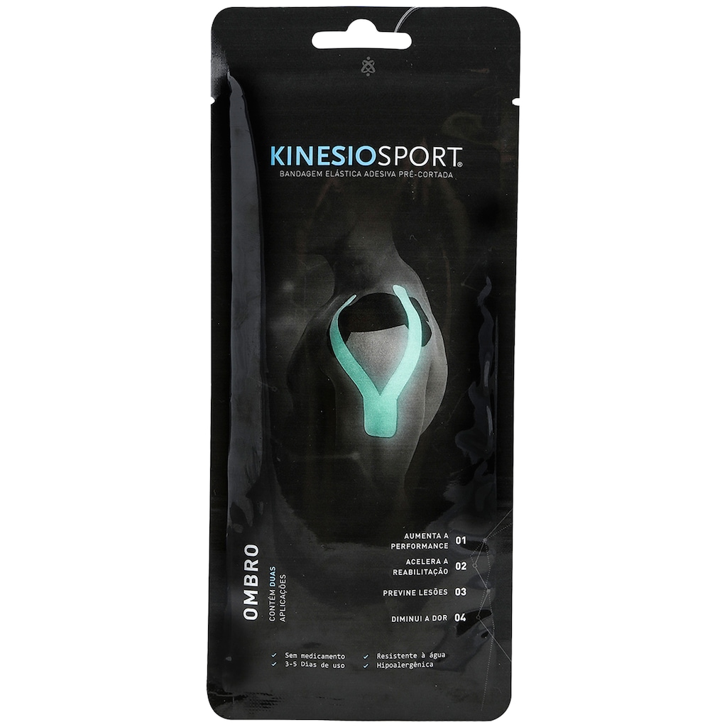Bandagem Elástica Adesiva Pré-Cortada Kinesio Sport Ombro - Foto 1