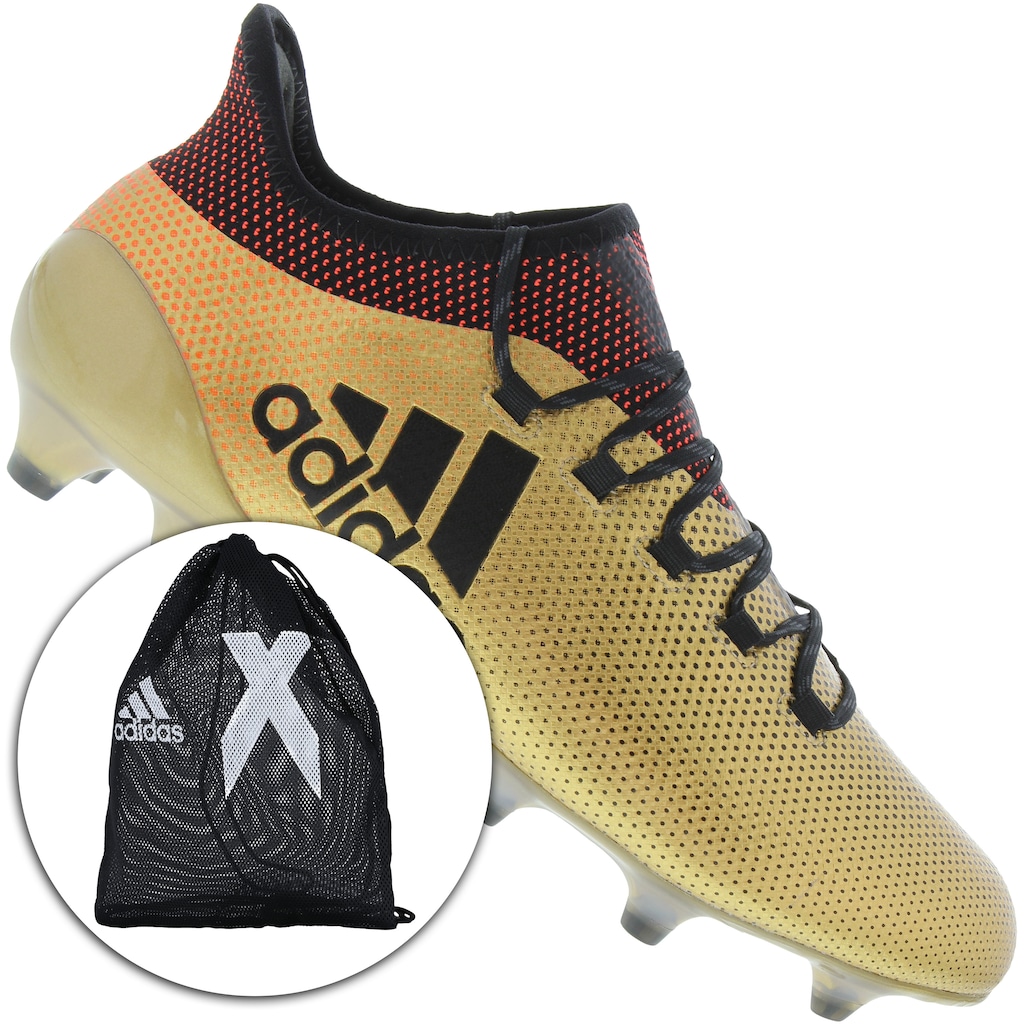 シューズ X17.1 FG/AG 30cm Chuteira de Campo adidas X 17.1 FG - Adulto | Centauro