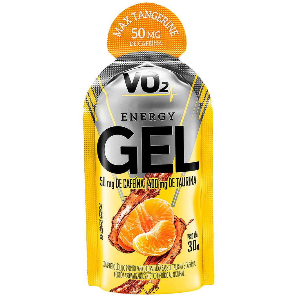 Energético Integralmédica VO2 Energy Gel - Tangerina - 10 Unidades - Foto 1