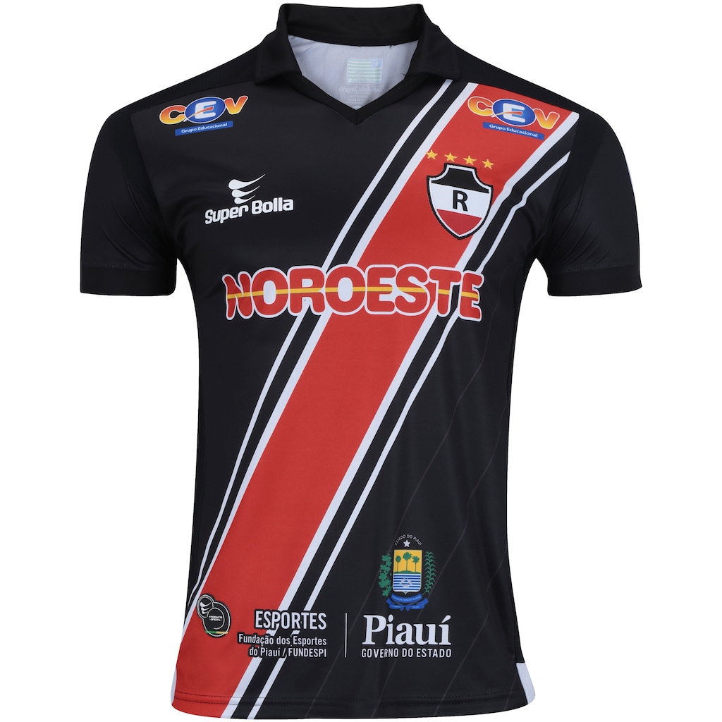 Camisa do River-PI III 2017 nº 10 Super Bolla - Masculina - Foto 1