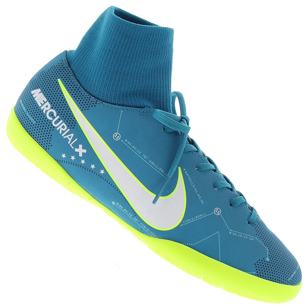 Chuteira Futsal Nike Mercurial X Victory VI DF Neymar IC - Infantil - Foto 1