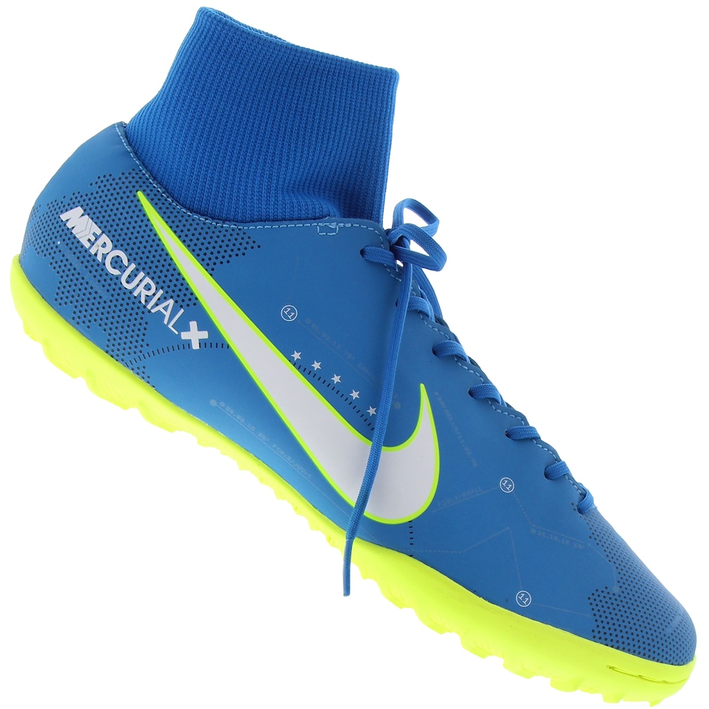 Chuteira Society Nike Mercurial X Victory VI DF Neymar TF - Adulto