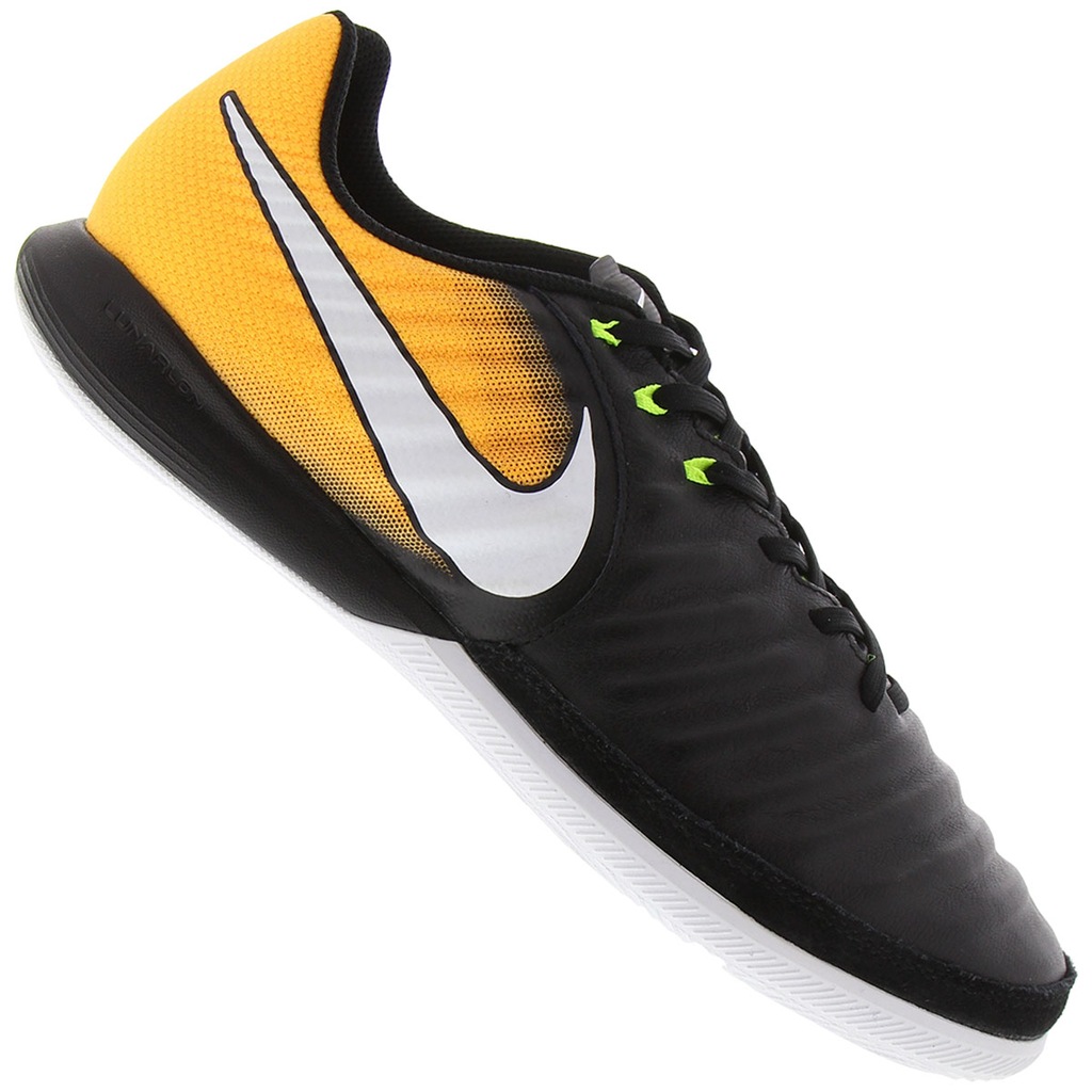 Nike Tiempo シルバー/ブラック/イエロー　フライタッチ Chuteira Futsal Nike Tiempo X Finale IC - Adulto | Centauro