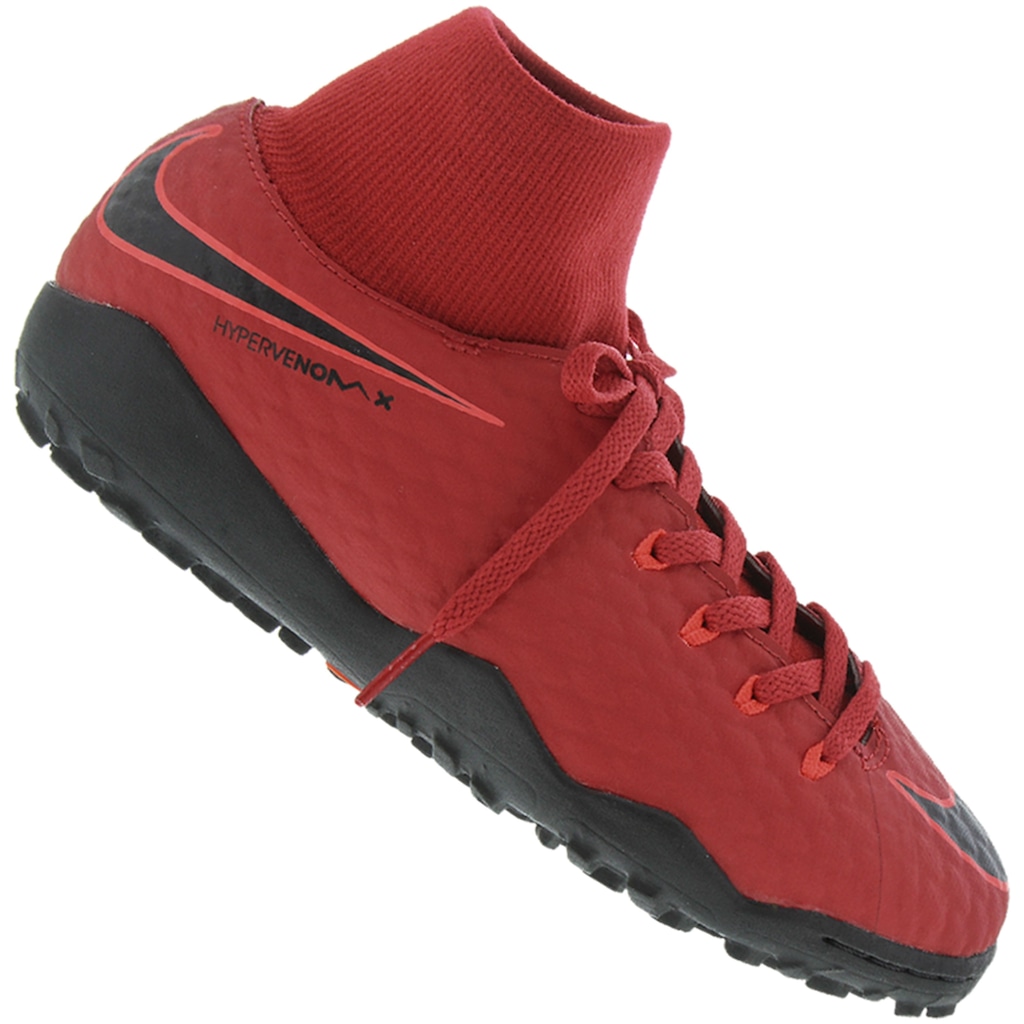 Chuteira Society Nike Hypervenom X Phelon III DF TF - Infantil