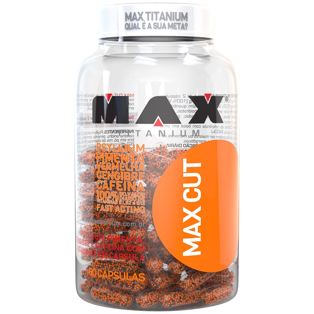 Max Cut 60 Cápsulas - Max Titanium - Foto 1