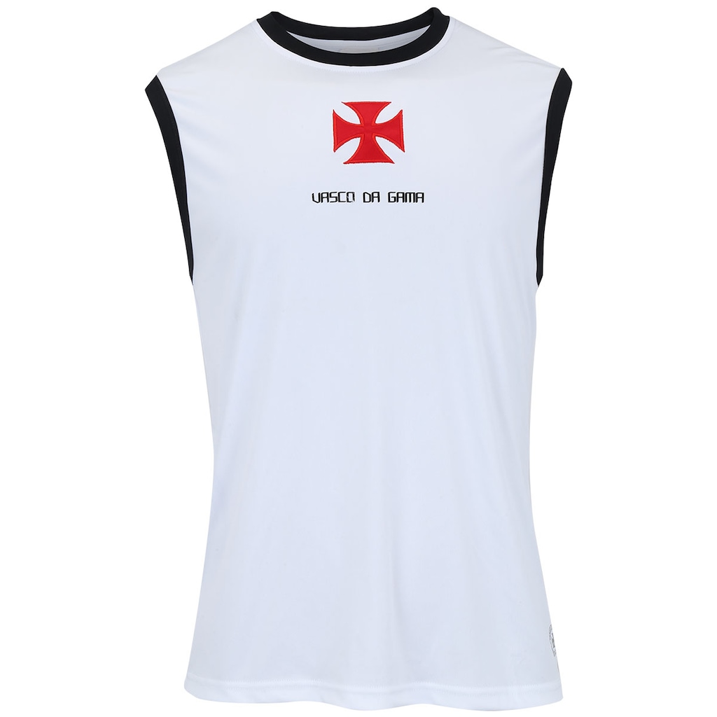 Camiseta Regata do Vasco da Gama Escudo - Masculina - Foto 1