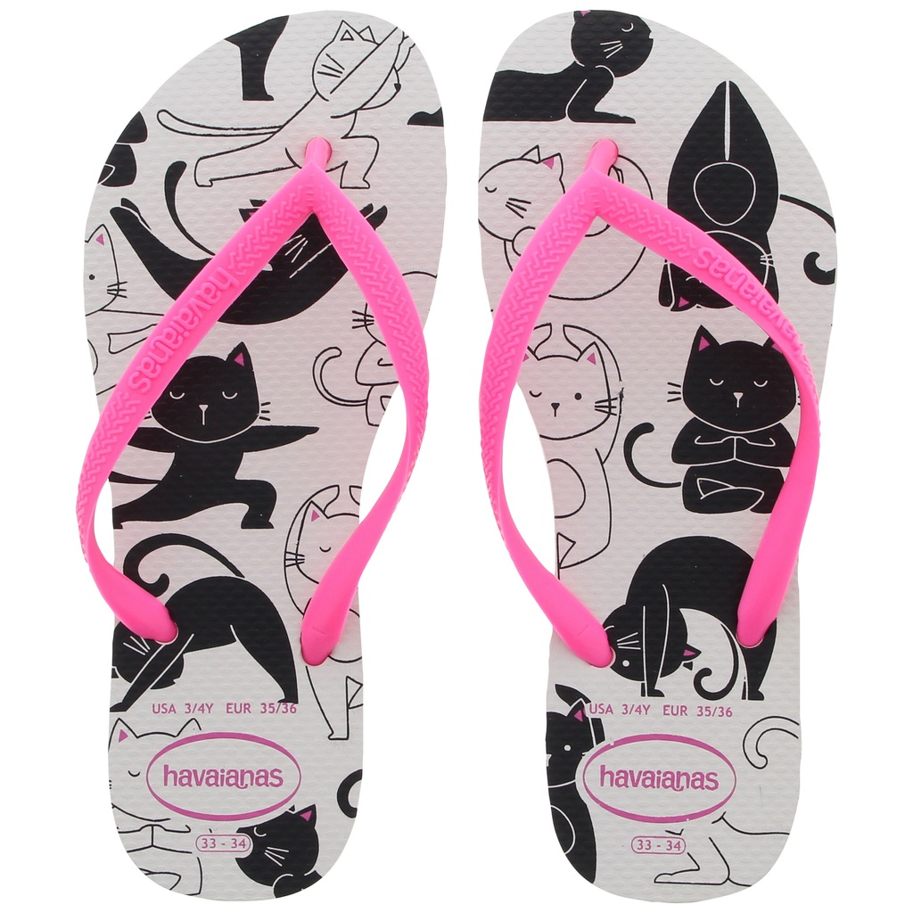 Chinelo Havaianas Slim Pets - Feminino - Foto 1