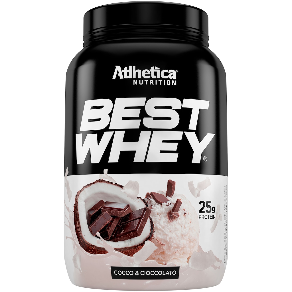 Whey Protein Atlhetica Best Whey - Coco e Chocolate - 900g - Foto 1