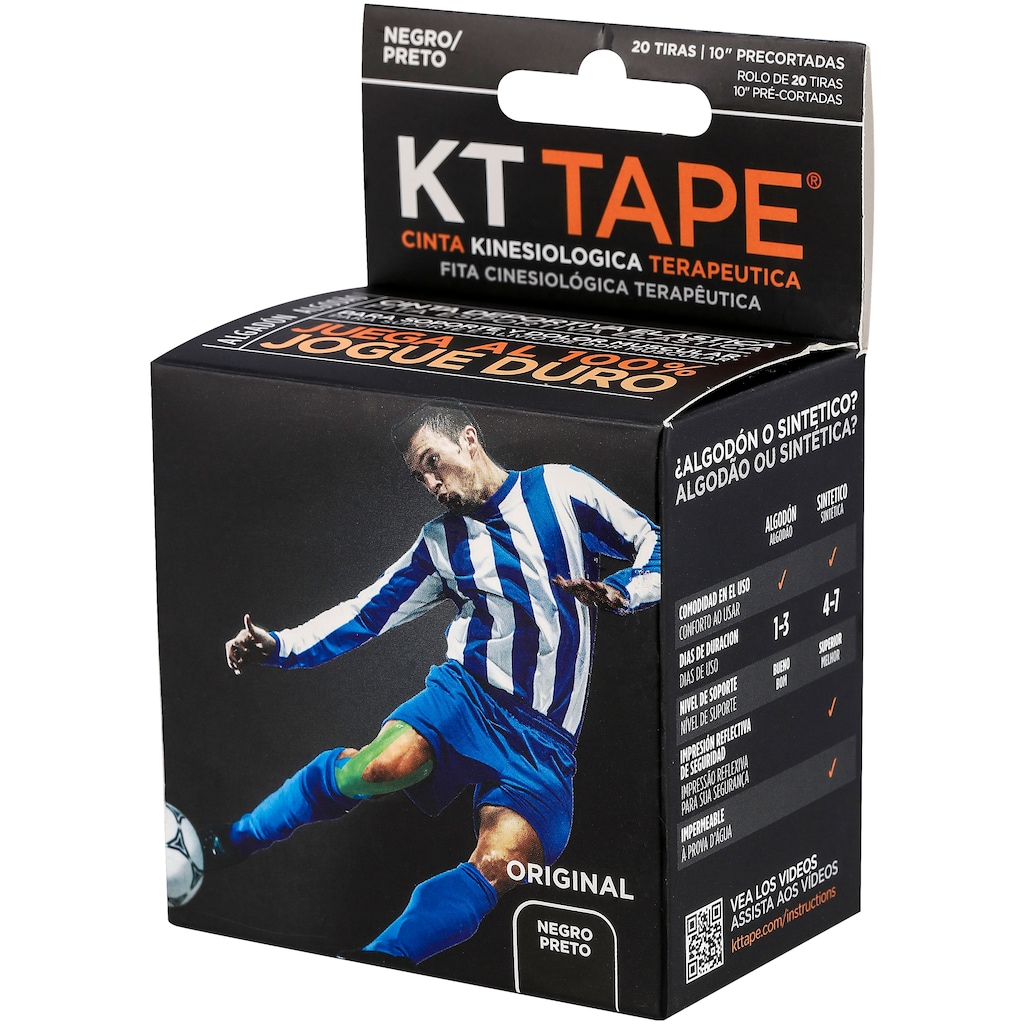Bandagem Terapêutica Kinesiologica KT Tape - 20 Tiras Pré-Cortadas - Foto 1