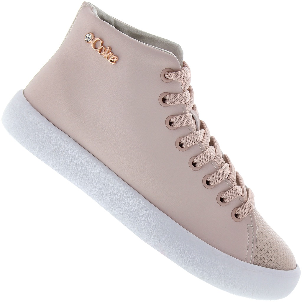 Tênis Cano Alto Coca-Cola Luxor Hi - Feminino - Foto 1