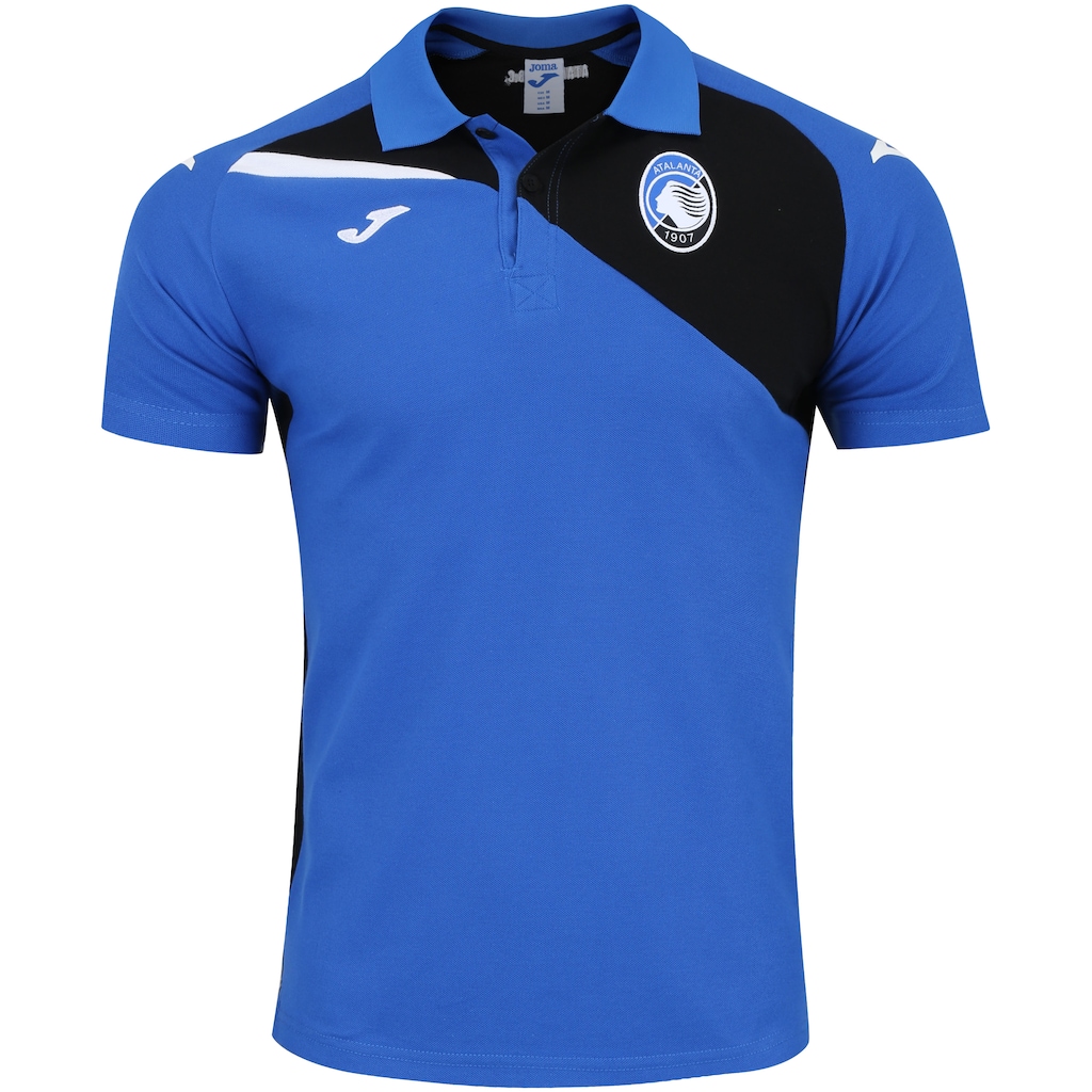 Camisa Polo Atalanta 17/18 Joma Passeio - Masculina - Foto 1