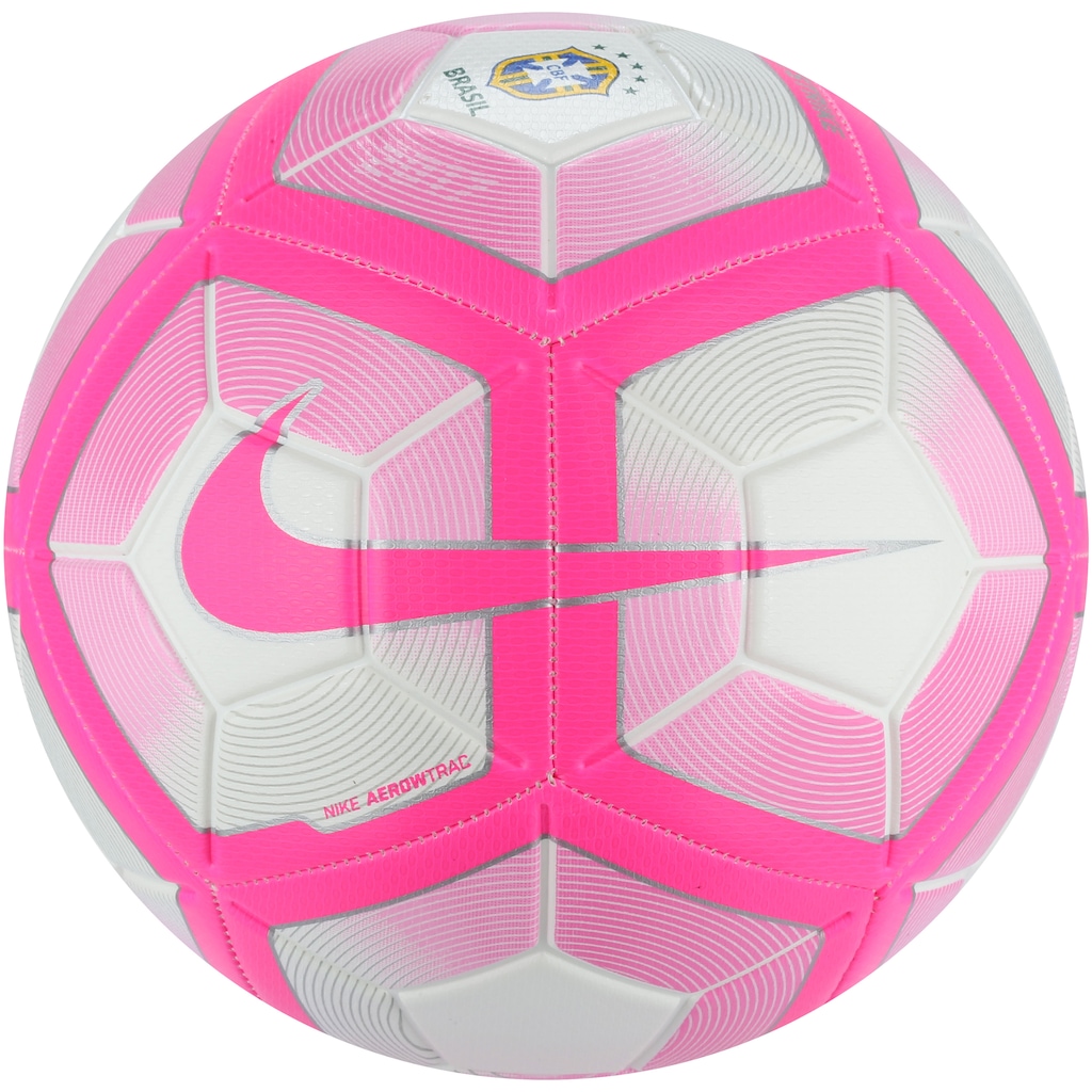 Bola de Futebol de Campo Nike Brasil Strike Pink - Foto 1