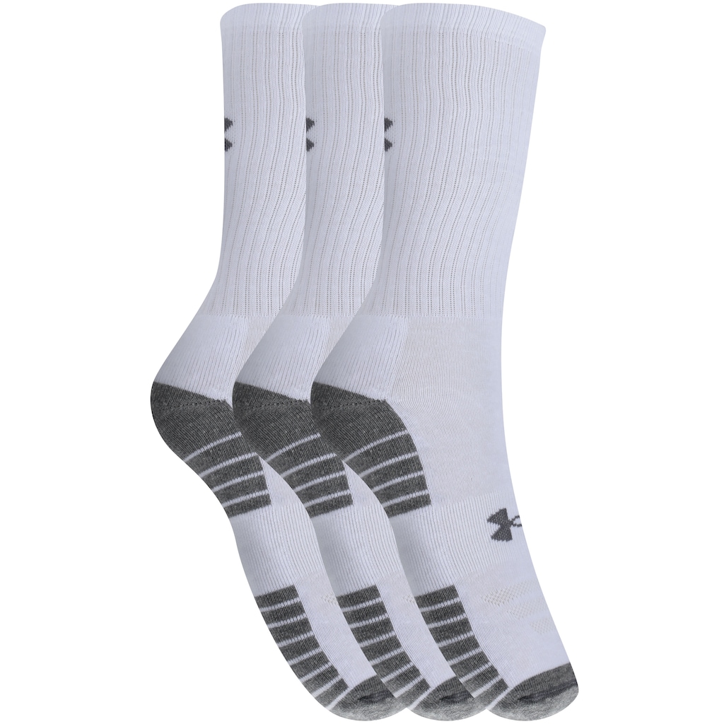 Kit de Meias Cano Alto Under Armour Heatgear Tech com 3 Pares - Adulto - Foto 1