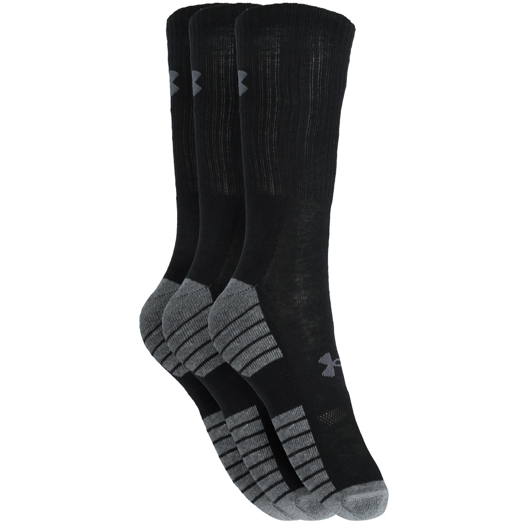 Kit de Meias Cano Alto Under Armour Heatgear Tech com 3 Pares - Adulto - Foto 1