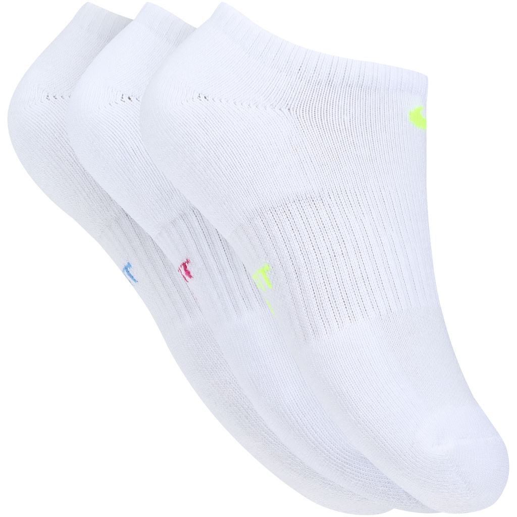 Kit de Meias Invisível Nike Performance Cushioned com 3 Pares - Feminino